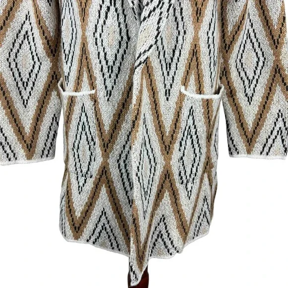 BY DESIGN Rocco Plaid Blazer Cardigan Women's Small - Picture 4 of 16